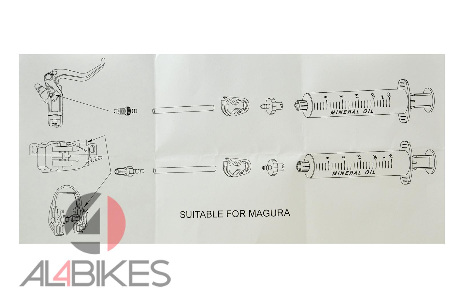 Kit de sangrado XLC BR-X66 para freno Shimano