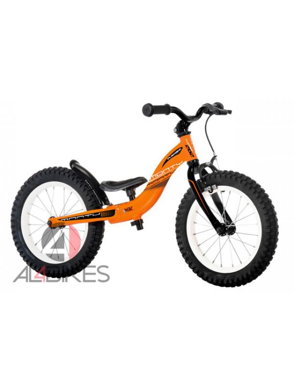 MONTY 202 ORANGE - The first bicycle for your children, a spectacular Monty in 
aluminium.