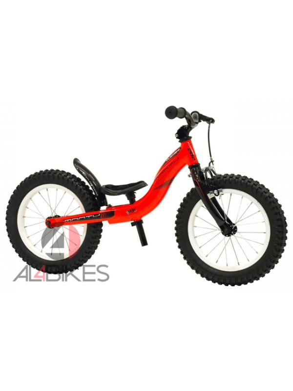 MONTY 202 RED - The first bicycle for your children, a spectacular Monty in 
aluminium.