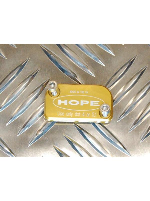 HOPE MASTER CYLINDER CAP GOLD  05 - 07 - Hope Master cylinder cap 05-07 gold color