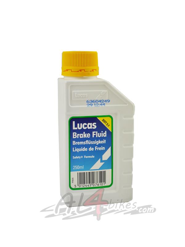 LIQUIDO DE FRENOS LUCAS DOT 5.1 - Liquido de frenos Dot 5.1 Lucas
