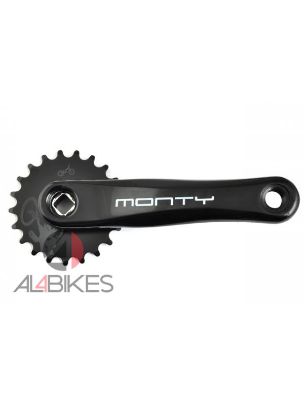 RIGHT CRANK MONTY 218/219  21T - Right crank (Monty 219bd/alp) 21T.