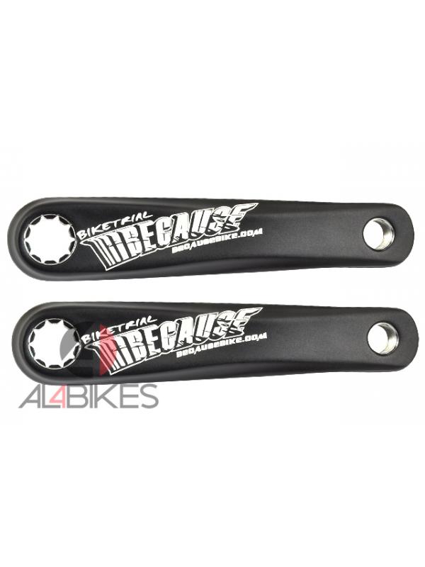 PACK OF CRANK BECAUSE ISIS 140 MM - Pack of crank Because isis 140mm