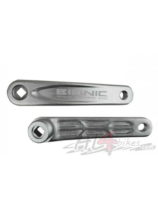 PACK OF CRANK BIONIC SILVER 160MM