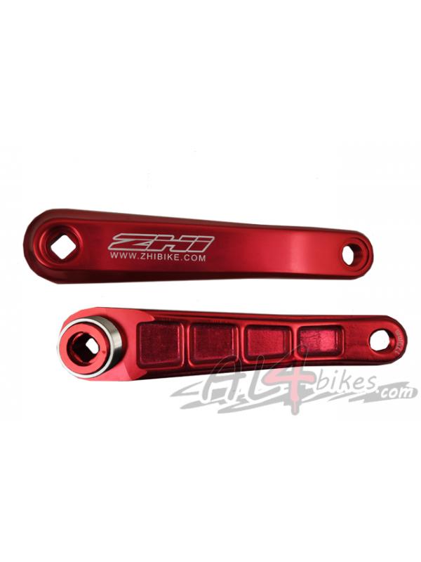 PACK OF CRANK ZHI RED 170MM - Pack Zhi 170mmc crank red color