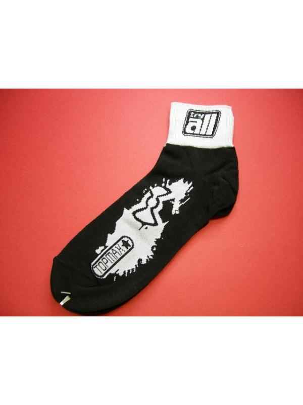 CALCETINES TRY ALL GRISES Y NEGROS