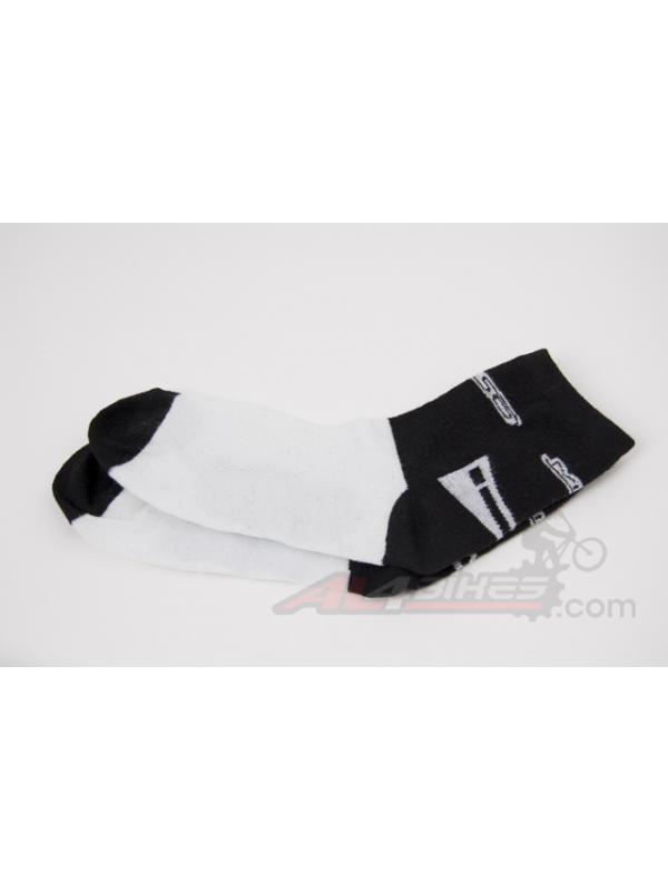 BIKETRIAL SOCKS BLACK AND WHITE SIZE M - Biketrial black and white socks size M