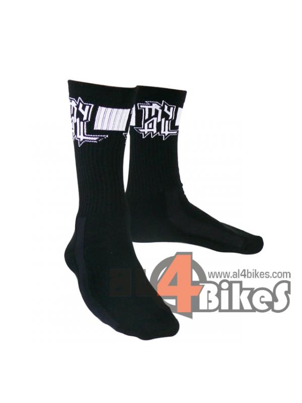 TRY ALL SOCKS BLACK SIZE M - Try all socks black 2010