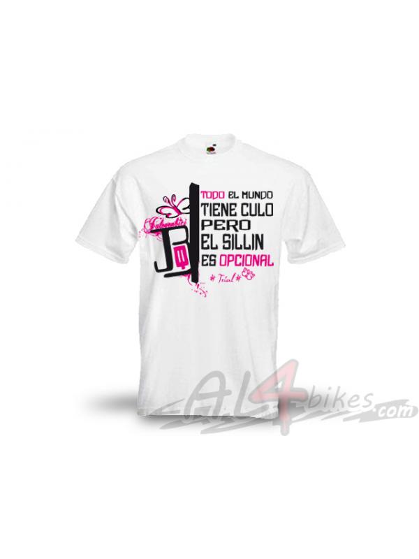 CAMISETA JALEOENBICI & AL4BIKES V2 BLANCA - Camiseta Jaleoenbici & Al4bikes V2 Blanca