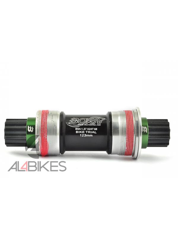 EJE PEDALIER BORN TIPO ISIS 123mm