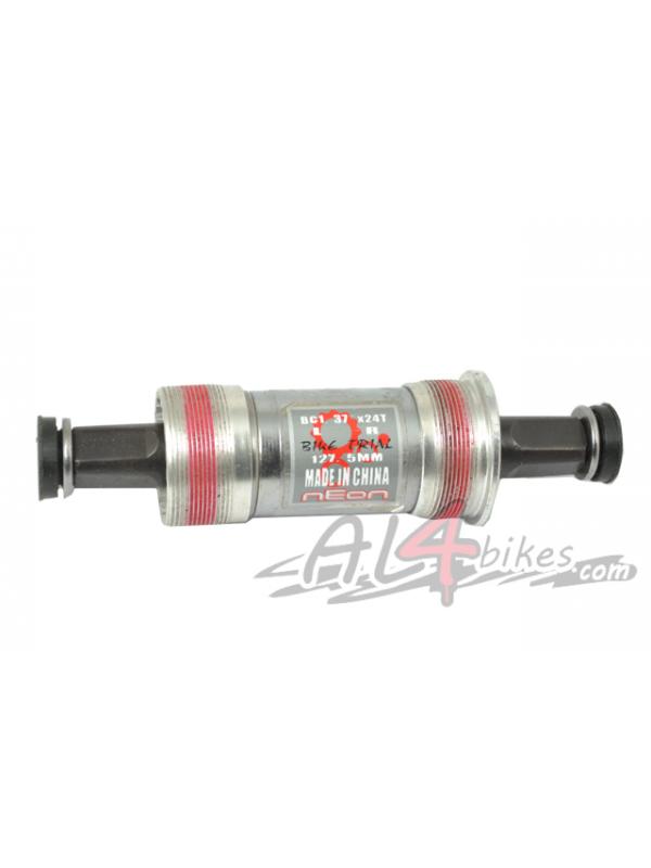 EJE PEDALIER NEON TIPO CUADRADILLO 127.5MM