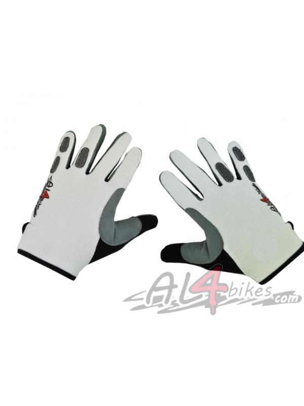 AL4BIKES GLOVES WHITE - Al4bikes gloves White
