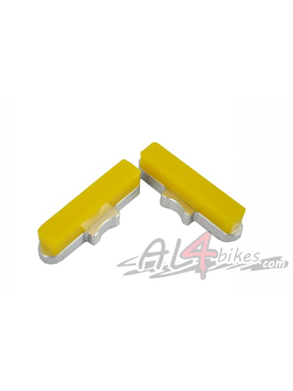 PASTILLAS HEATSINK CNC AMARILLO