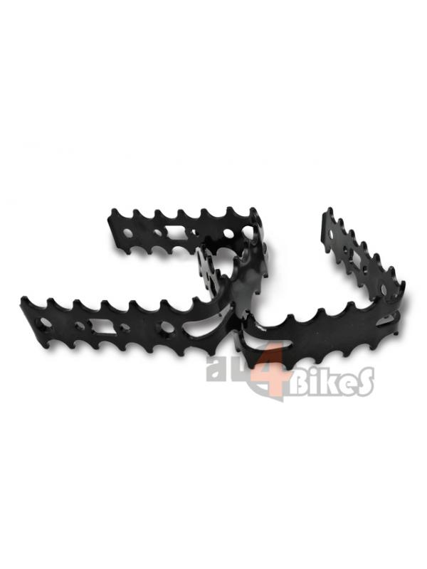 JAULAS PEDALES NEGRAS ALUMINIO 6061