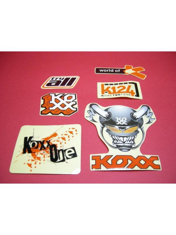 KIT KOXX DECALS IN ORANGE
