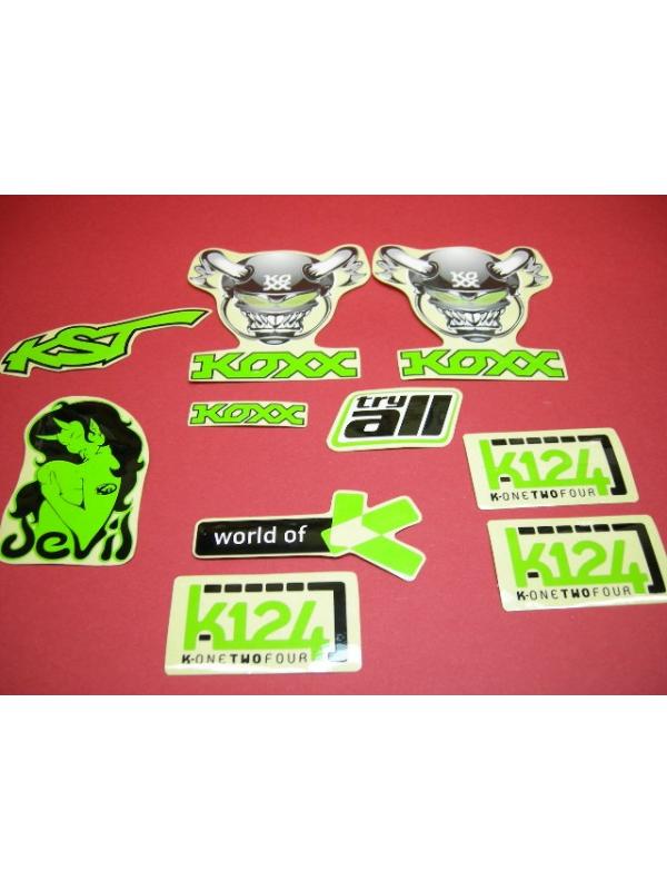 KIT KOXX DECALS IN GREEN