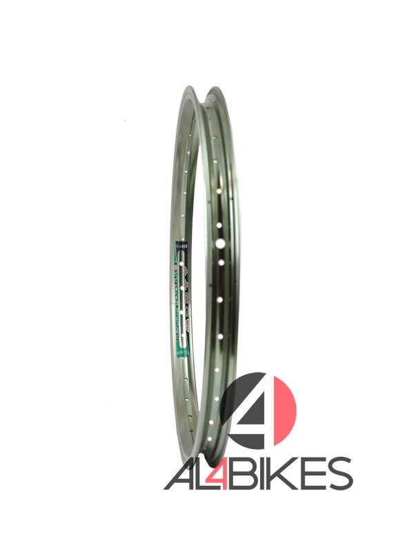 MONTY FRONT RIM 36H (BLACK) - Monty front rim, 36T (Green metalized)