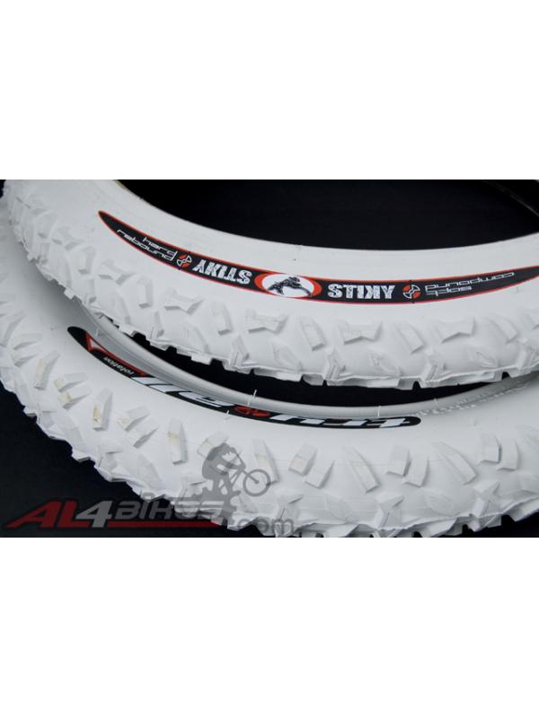 TRY ALL WHITE PACK - Pack of Tires, Front And Read Try All Stiky