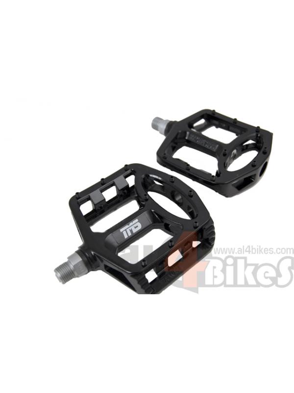 PEDALES TMS PLATAFORMA MAGNESIO NEGRO