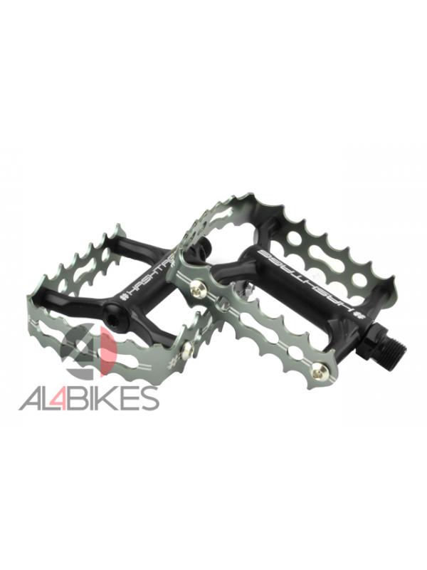 PEDALES HASHTAGG LSC ALUMINIO GRIS 2MM