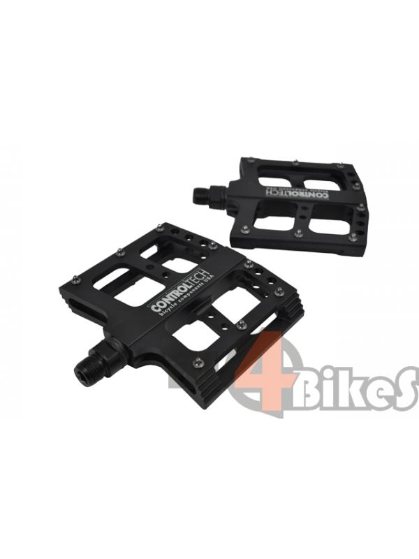 PEDALES FLY CONTROLTECH PLATAFORMA NEGROS