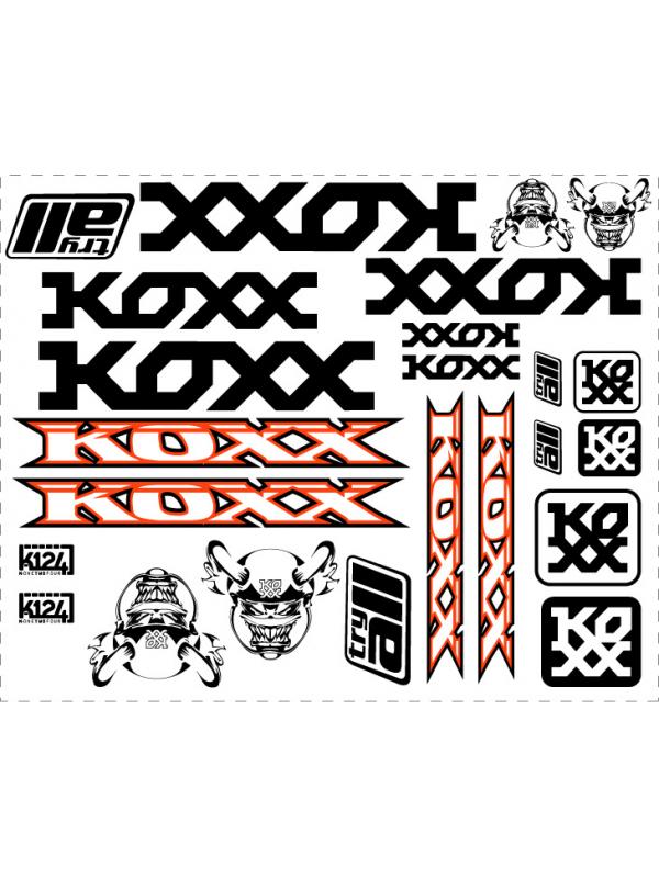 ADHESIVOS KOXX BIKE NEGRO