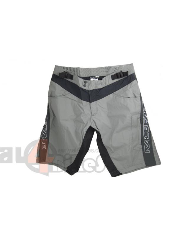 PANTALON RACEFACE COMPETICION GRIS/NEGRO