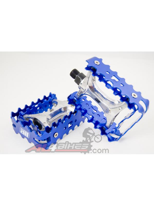 DOUBLE CAGE PEDALS BLUE