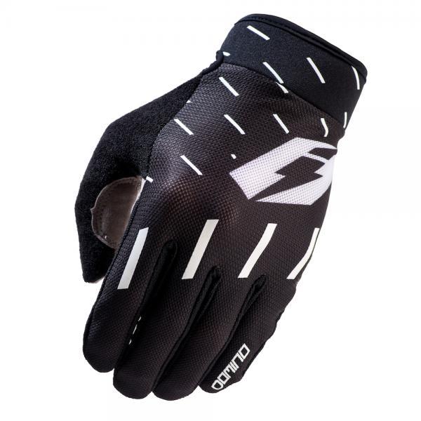 GUANTES JITSIE DOMINO NEGRO BLANCO