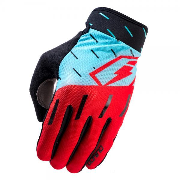 JITSIE DOMINO GLOVES RED/BLUE - Domino Gloves Black red/blue